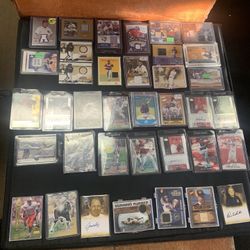 Baseball Patch And Autographed Trading Cards 