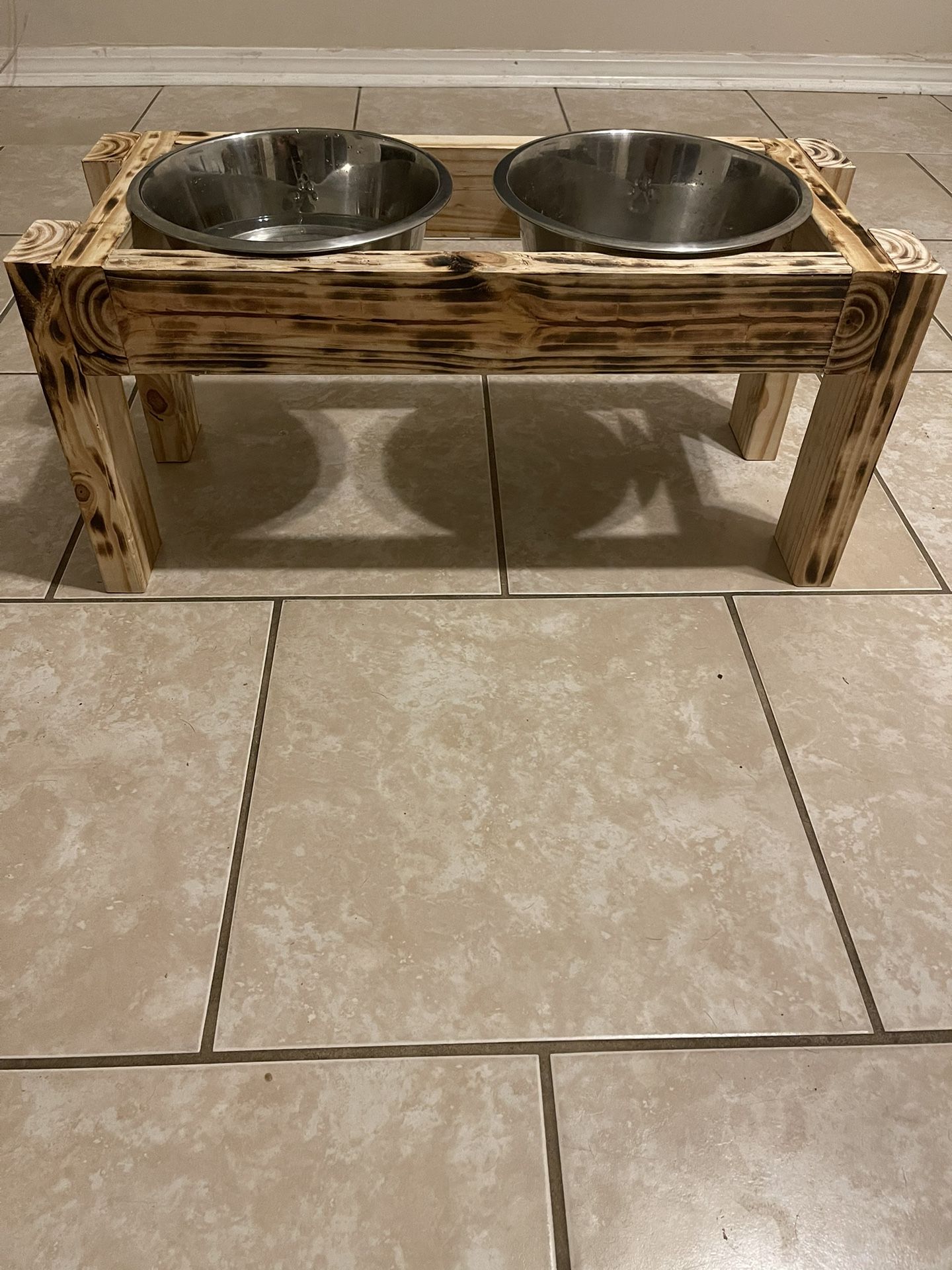 Dog Bowl Stand And SS Bowls