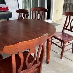 Dining Table With Six Chairs