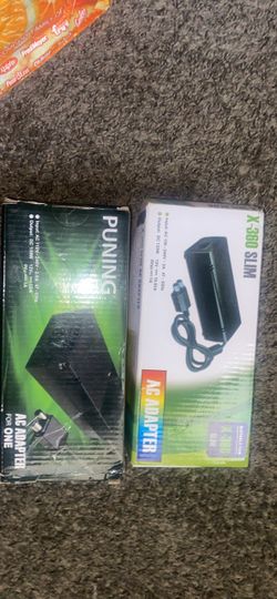 Ac adapters for Xbox one and Xbox 360 20$ each
