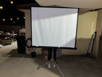 Screen Projector With Stand