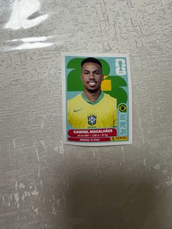 One Sticker FIFA World Cup- Gabriel Magalhaes BRA 6