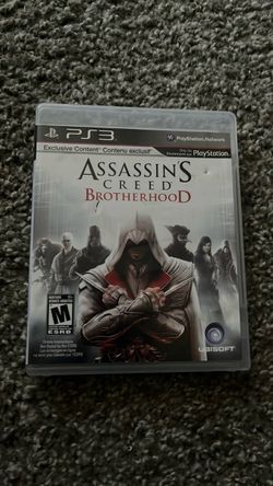 Assassincreed brotherhood tested and working in excellent condition just a lil paint on the cd is missing game is tested and working
