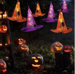 10pc witch led hats