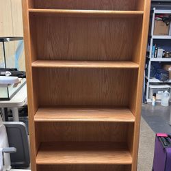 Oak Book Shelf