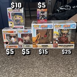 Naruto Dragon Ball Z Yugioh  Gaara Spiderman Funko Pop clearance Sale 