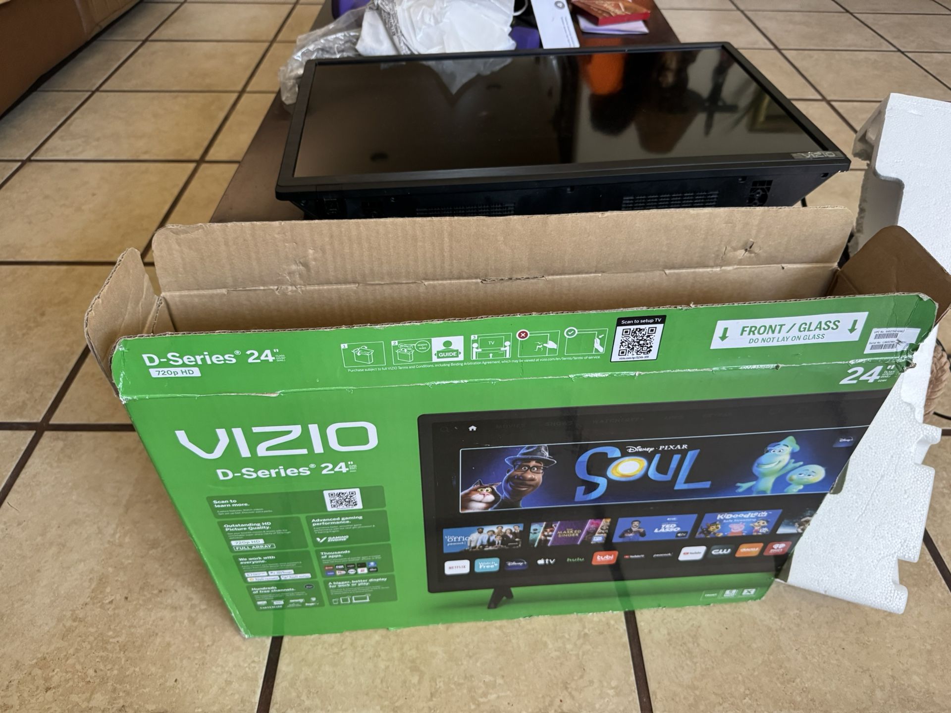 2 Vizio 24inch Tv