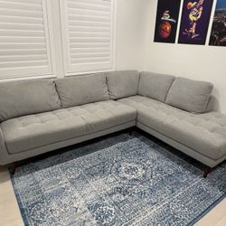 Sectional Sofa Couch 110” x 83”
