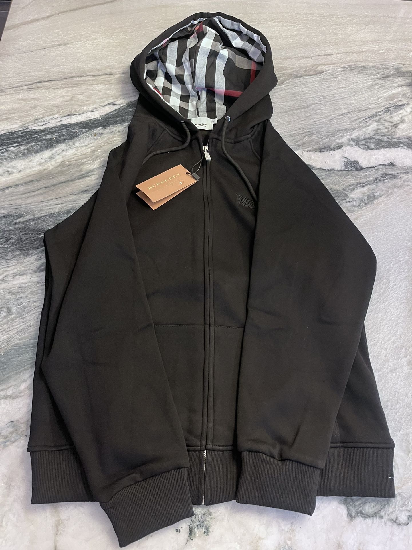 Black Burberry Zipup