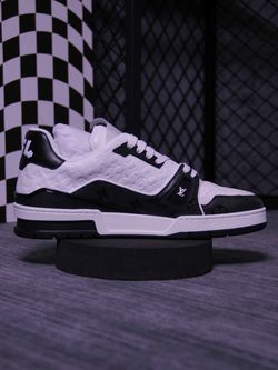 LV Trainer Shoes Black And White Size 13 for Sale in Lawrence, MA - OfferUp