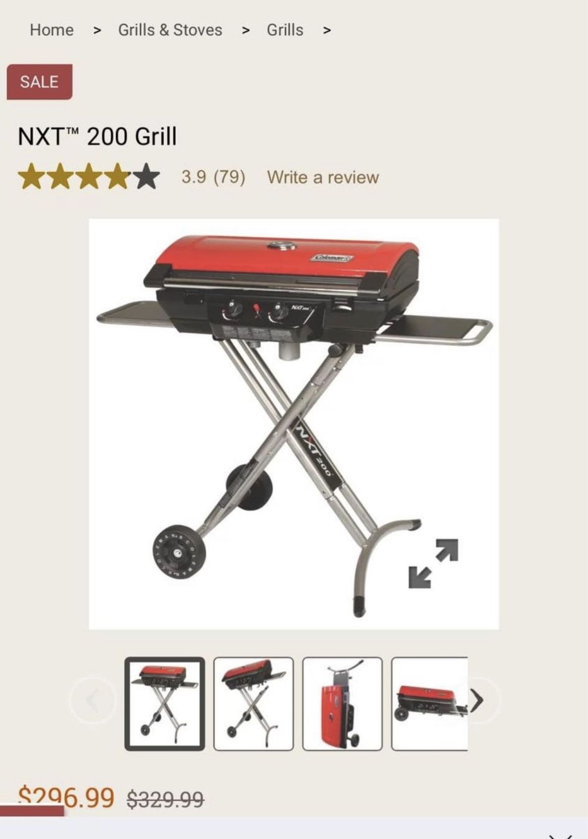 coleman NXT 200 Grill