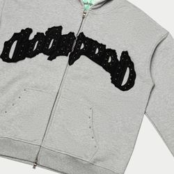 Godspeed grey studded zip up