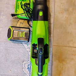 GreenWorks Leaf Blower And Battery