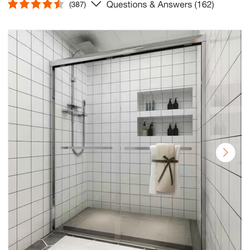 Shower door   New box open