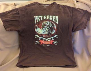 Pre-owned Peterson Automotive Museum Brown XL Mens T-shirt