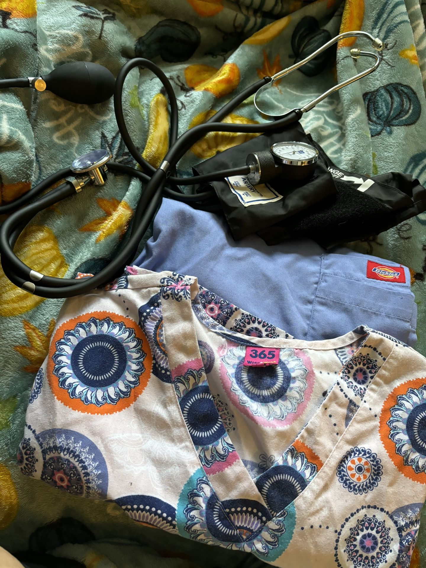 Scrubs, Stethoscope, Blood Pressure Cuff