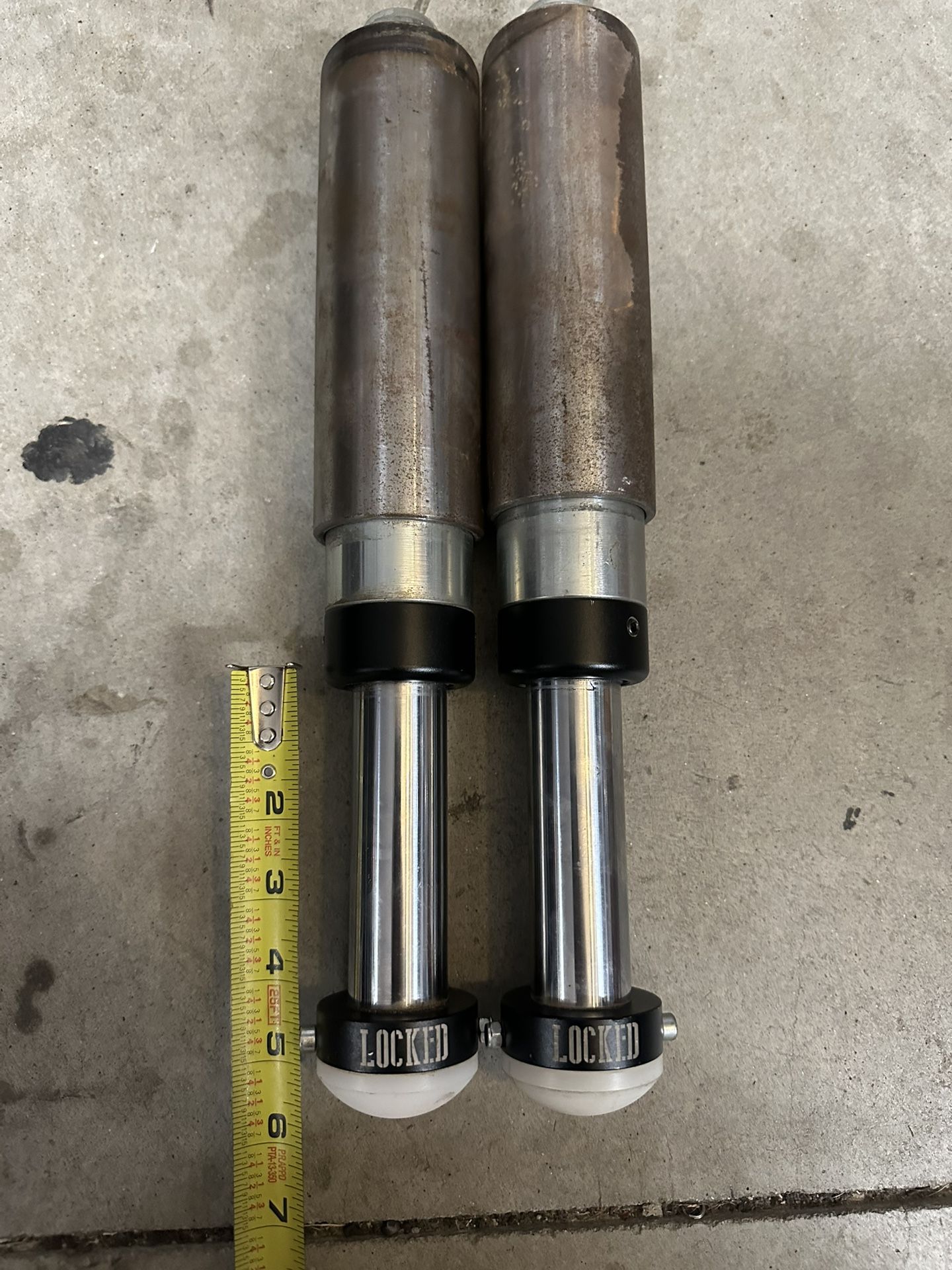 Locked Nitrogen Bump Stops 