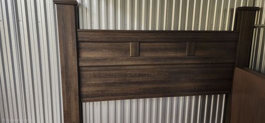 King size bed frame make offer and 50in tv