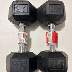 25 Lb Dumbbells