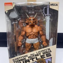 NECA TMNT Eastman and Lairds TRICERATON GLADIATOR Teenage Mutant Ninja Turtles
