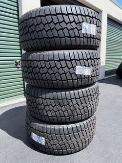 (4) LT33x12.50R20 Milestar Patagonia A/T