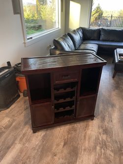 Wine Bar & Liquor Shelf