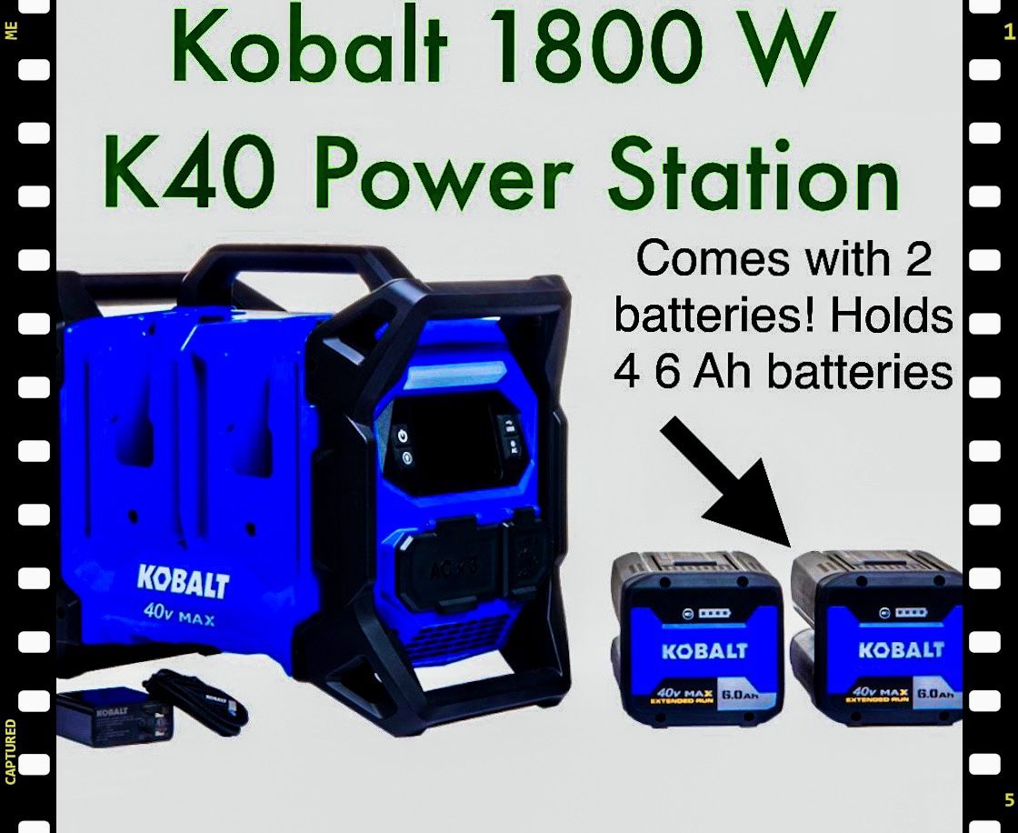 NEW! KOBALT 1800 W PORTABLE POWER STATION