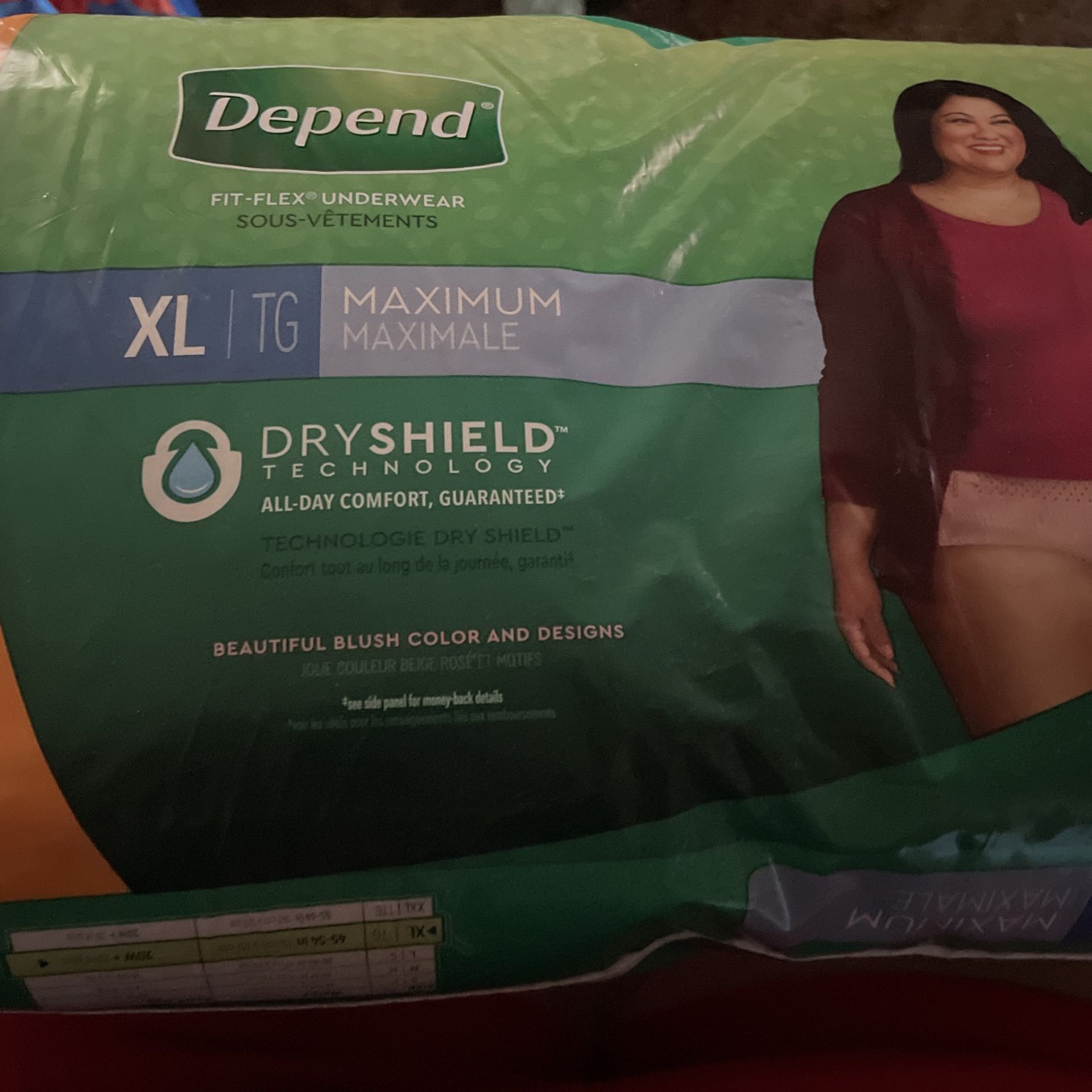 Free 25 Count Adult Women Diaper  XL