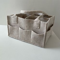Felt Storage Basket Diaper Basket