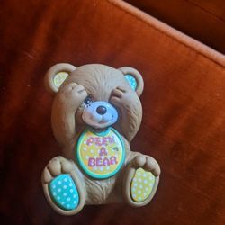 Gerber Teddy Bear Squeaky Toy Early 90's