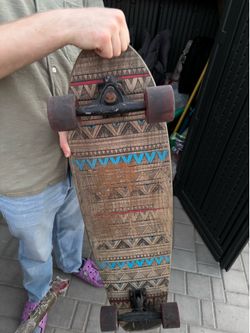 Long board. Skateboard