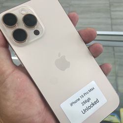 16 Pro Max Unlocked. Cash Or $50 Down W Approval 