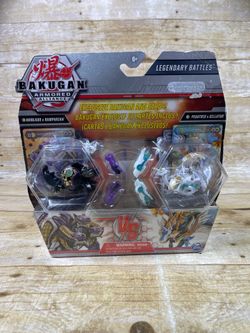 Bakugan Armored Alliance Howlkor X Ramparian Vs Pegatrix X Gillator Gear