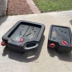 2 Oil Drain Pans