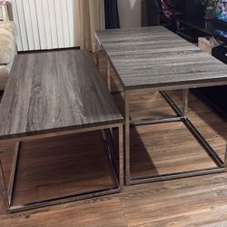 Coffee Table Set And 2 Lamps