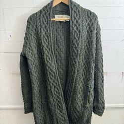 Craft Celtic Braid Cardigan - 100% Merino Wool Material