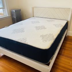 Mattress And Bed Frame Queen Size Brand New In Boxes Delivery 🚚 Available 