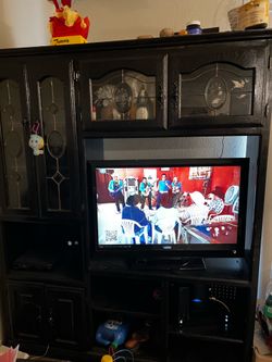 Selling Dark Brown Entertainment Center