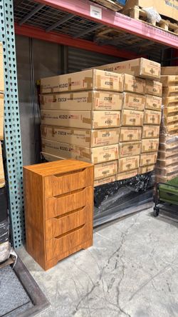 4-Drawer Dresser in Rustic Brown