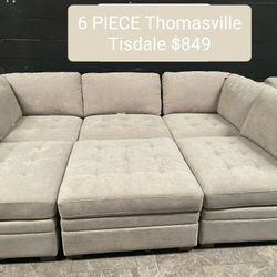 Modular Sectional Couch Sofa With Ottoman 