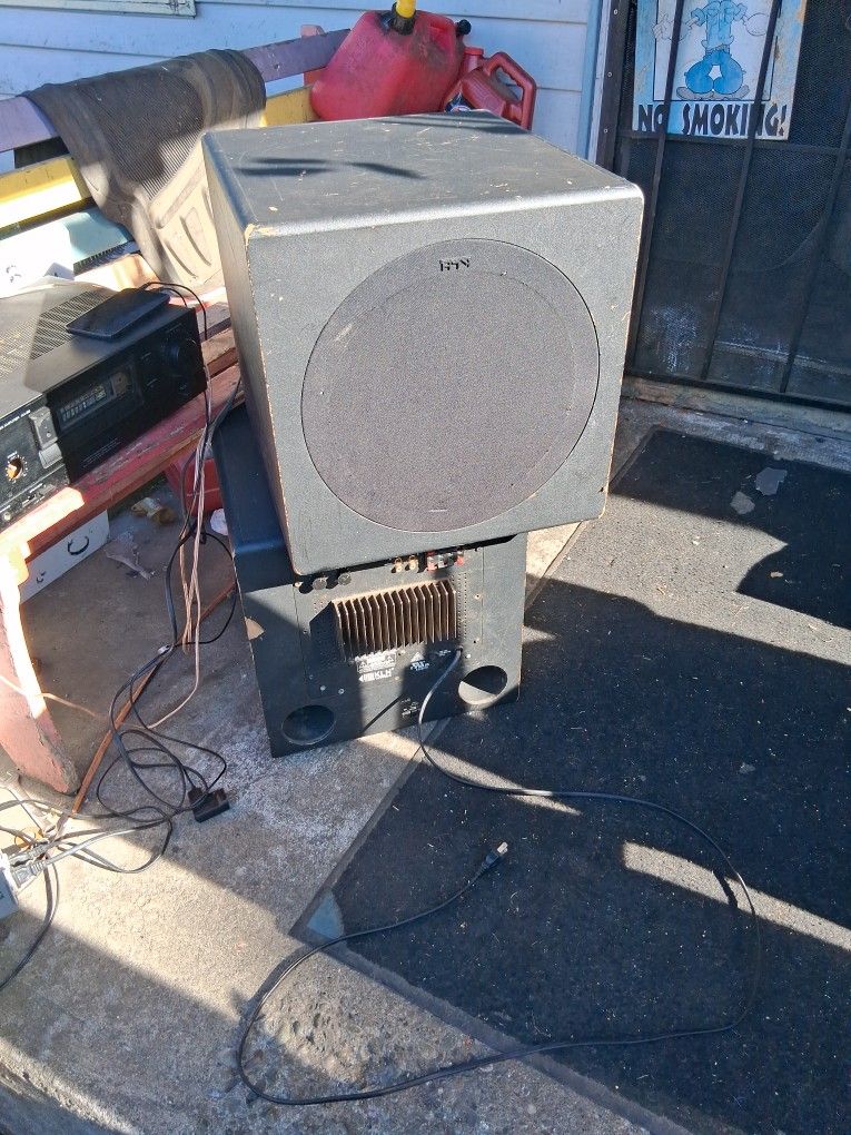 2 10" Home Powered Subwoofers $50 And $35
