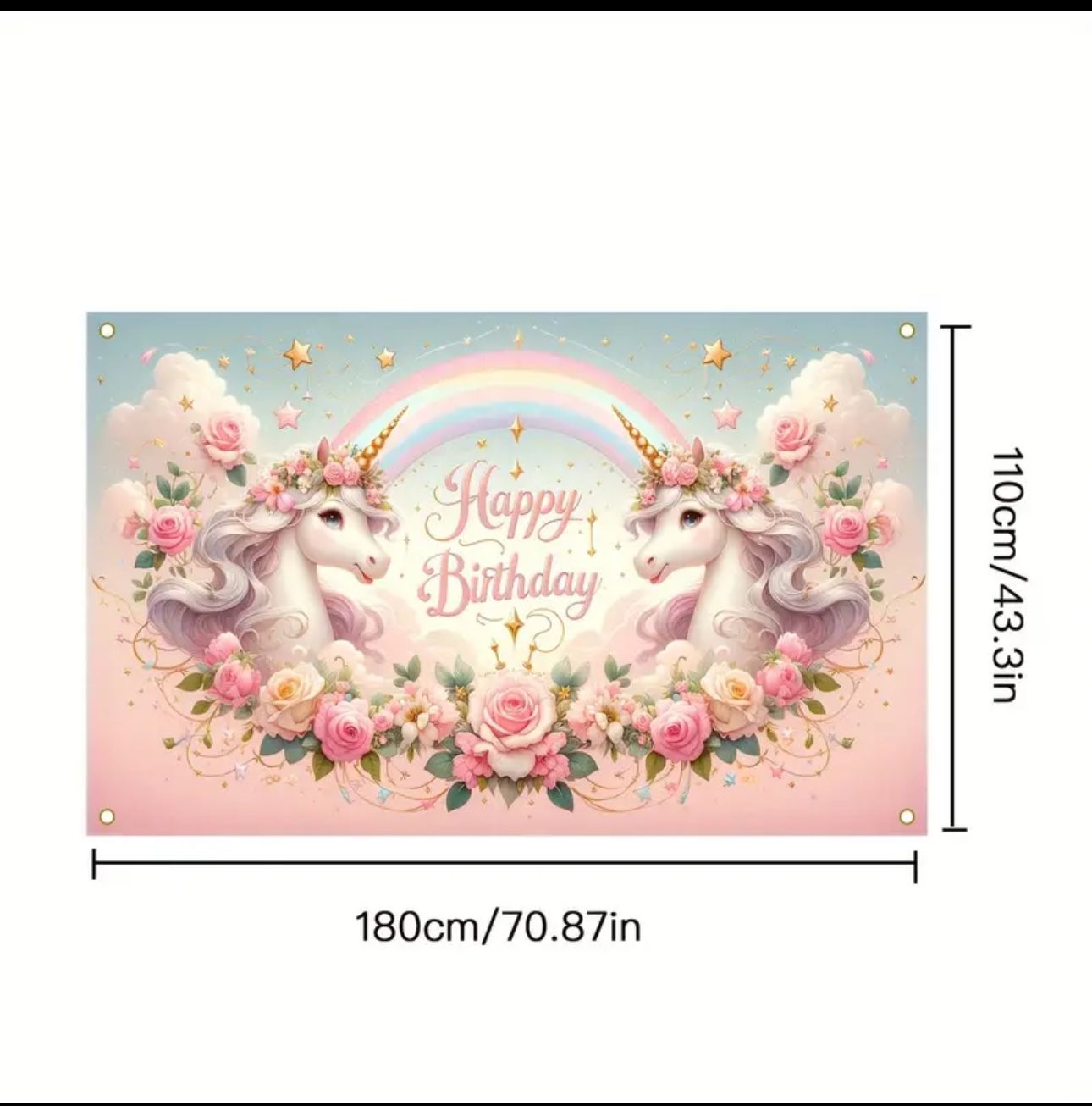 Unicorn Backdrop