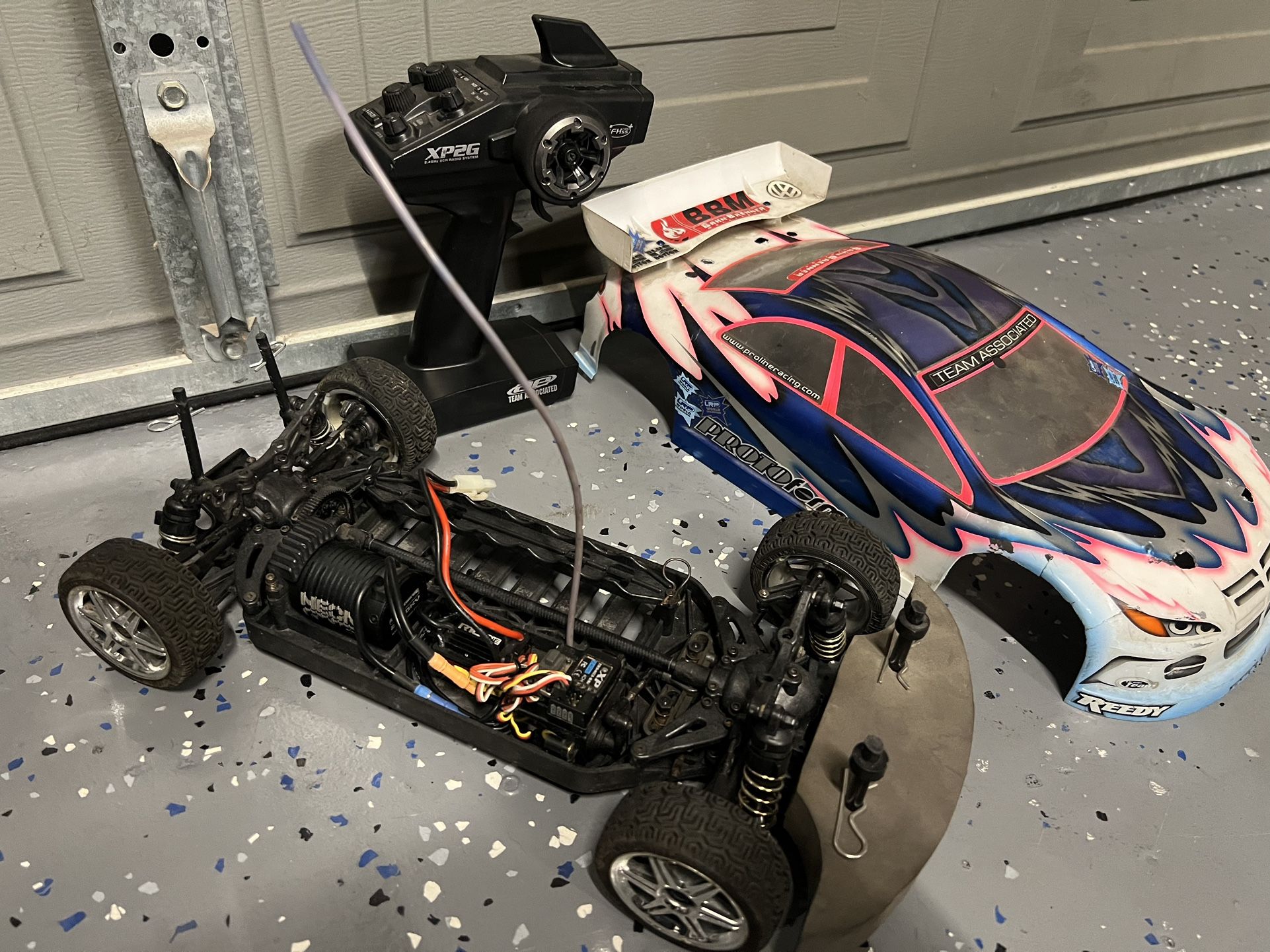 RC Brushless RC10 TC3 On Road Race Car (Needs Battery And Charger)