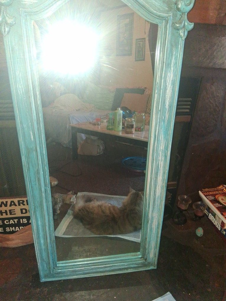 Antique mirror body length