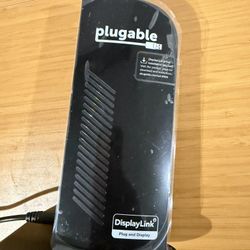 Pluggable Universal Dual Monitor Docking Station