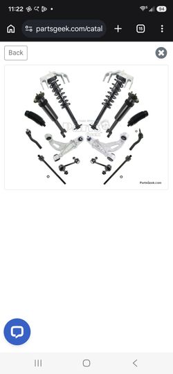 Cadillac CTS Full strut assembly kit.