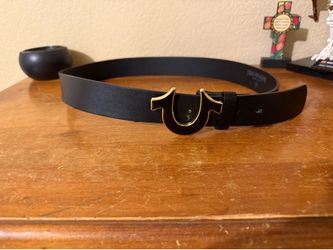 Black true religion belt