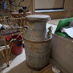 Large, Old Milk Can