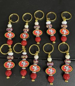 SF 49ERS KEY CHAIN