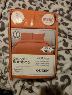 Queen Size Organic Bamboo Ultra Plus Sheets